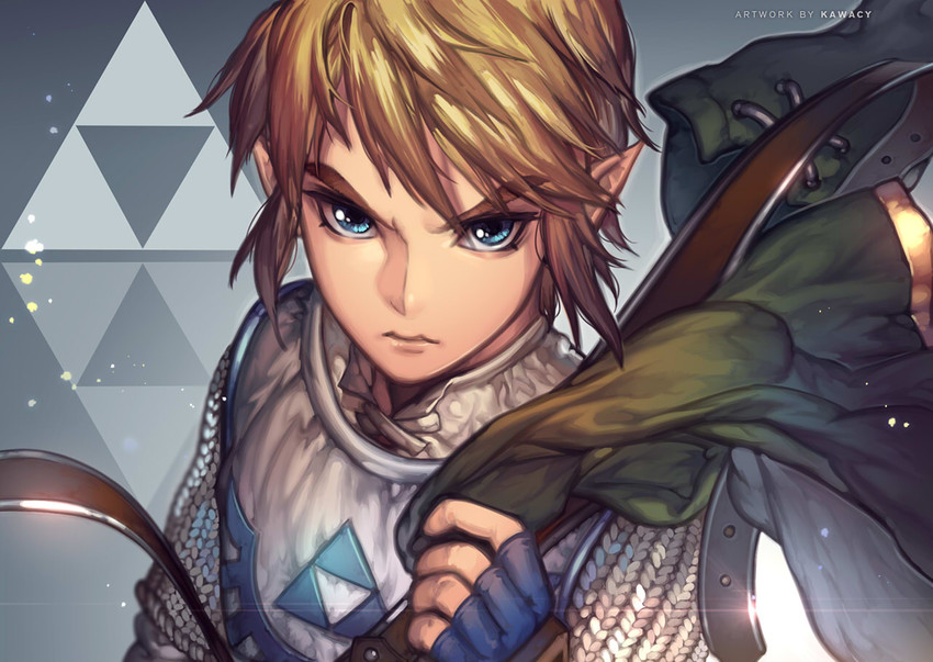 link (the legend of zelda and 1 more) drawn by kawacy