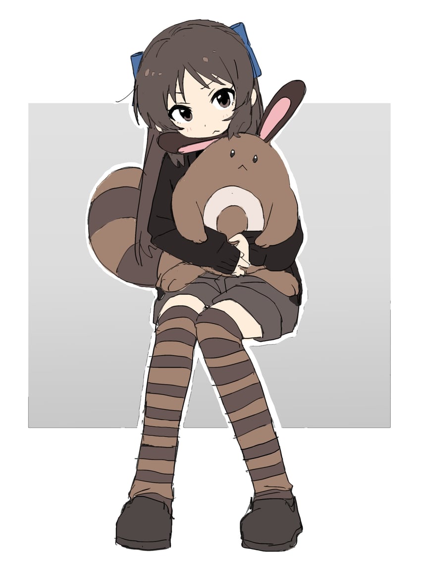 tachibana arisu and sentret (pokemon and 2 more) drawn by hamayakikaijo