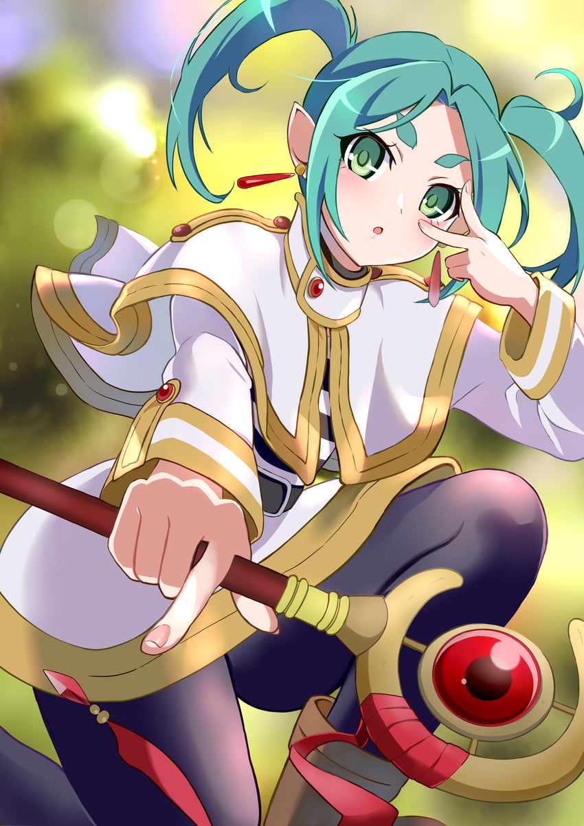 frieren and ononoki yotsugi (monogatari and 1 more) drawn by mashimaro_tabetai