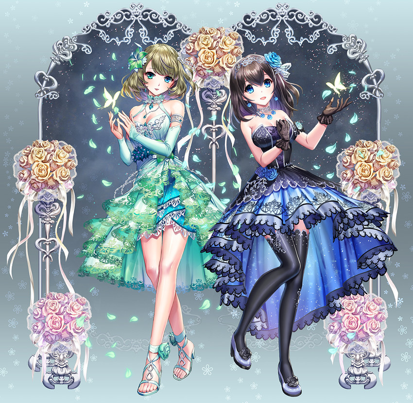 takagaki kaede and sagisawa fumika (idolmaster and 2 more) drawn by esphy