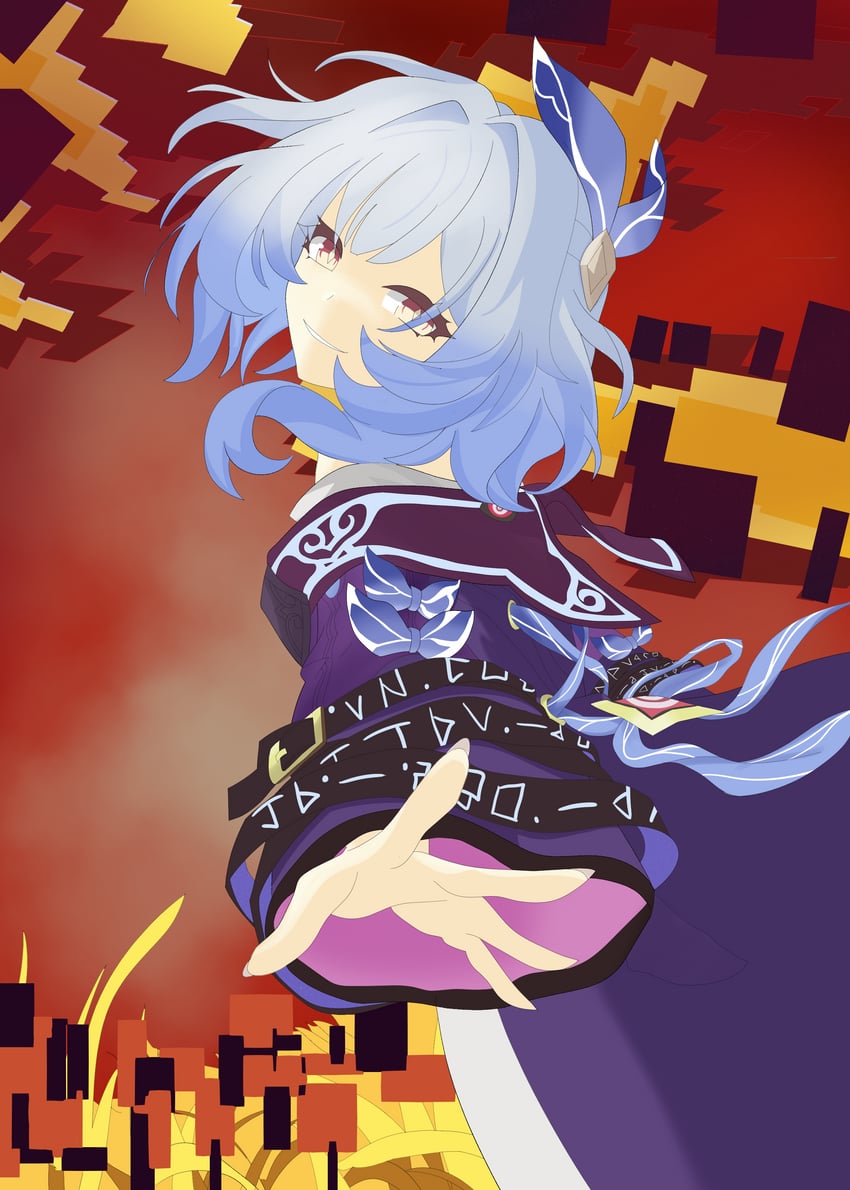 cyrene, inoue marina, and herrscher of corruption (honkai and 2 more) drawn by sunn_strawberry