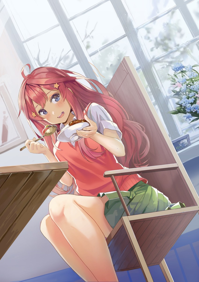 nakano itsuki (go-toubun no hanayome) drawn by ru_roiroiro