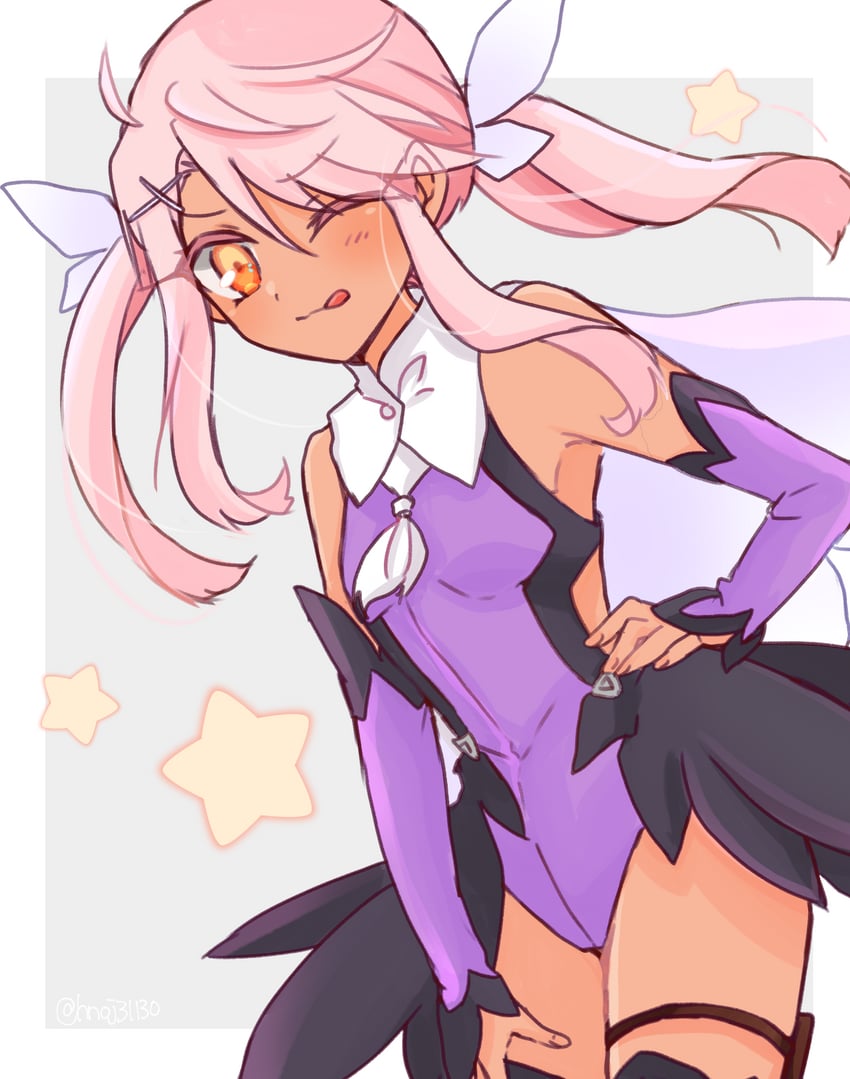 chloe von einzbern and miyu edelfelt (fate and 1 more) drawn by saihara
