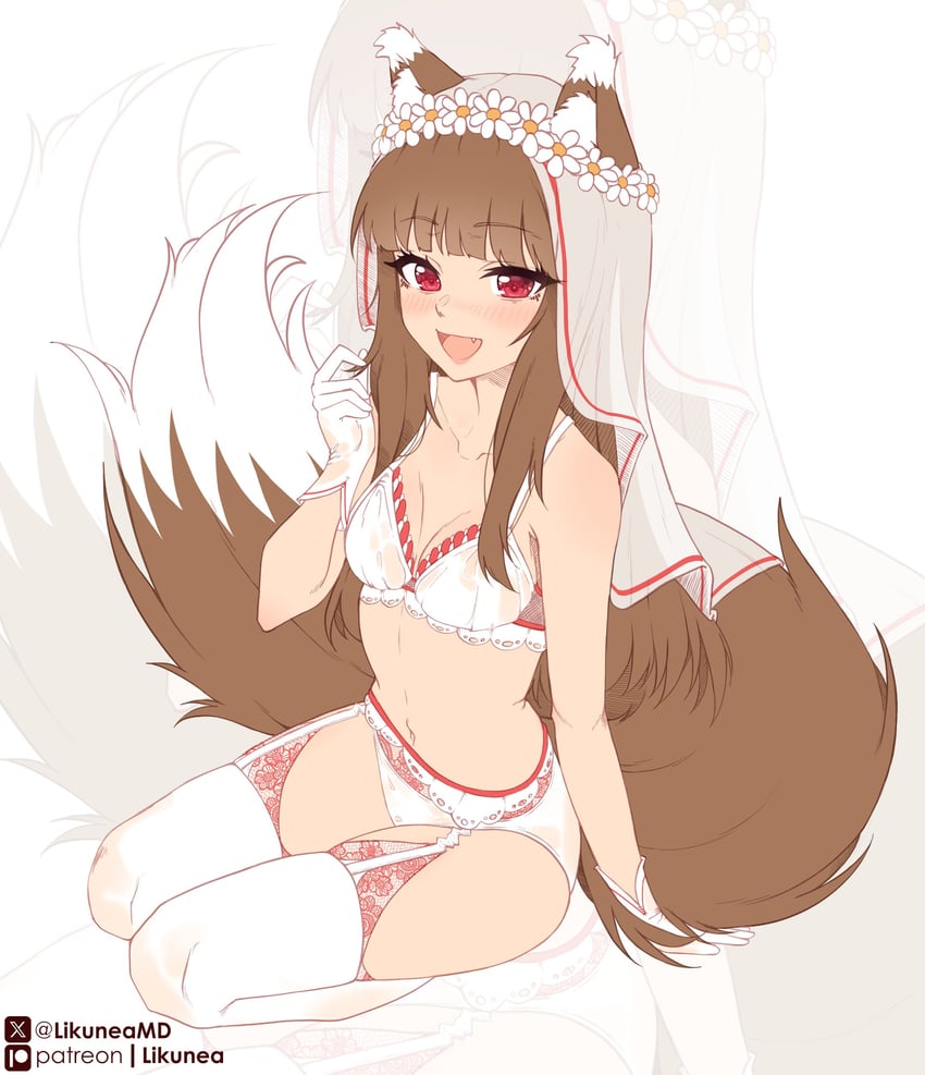holo (spice and wolf) drawn by likunea