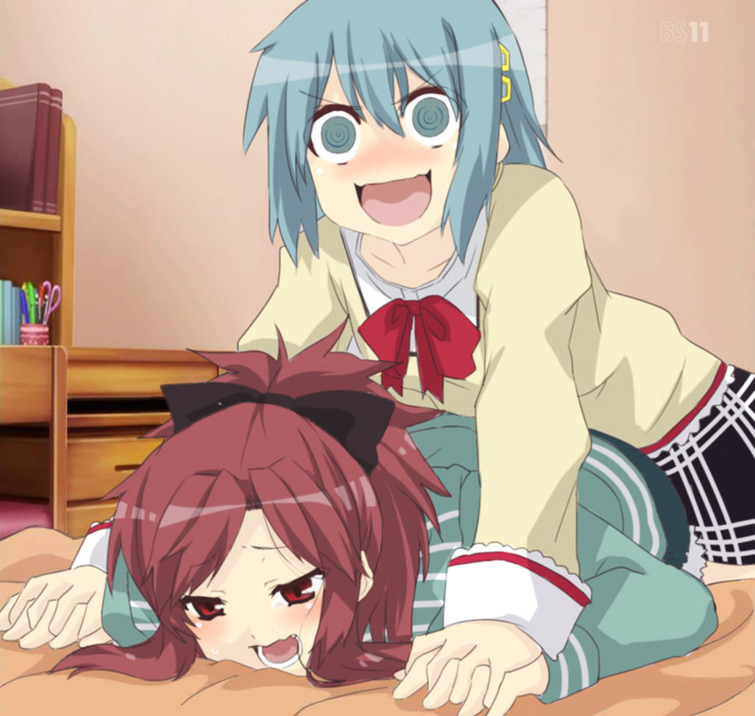 miki sayaka and sakura kyoko (fate and 2 more) drawn by nekotaririn