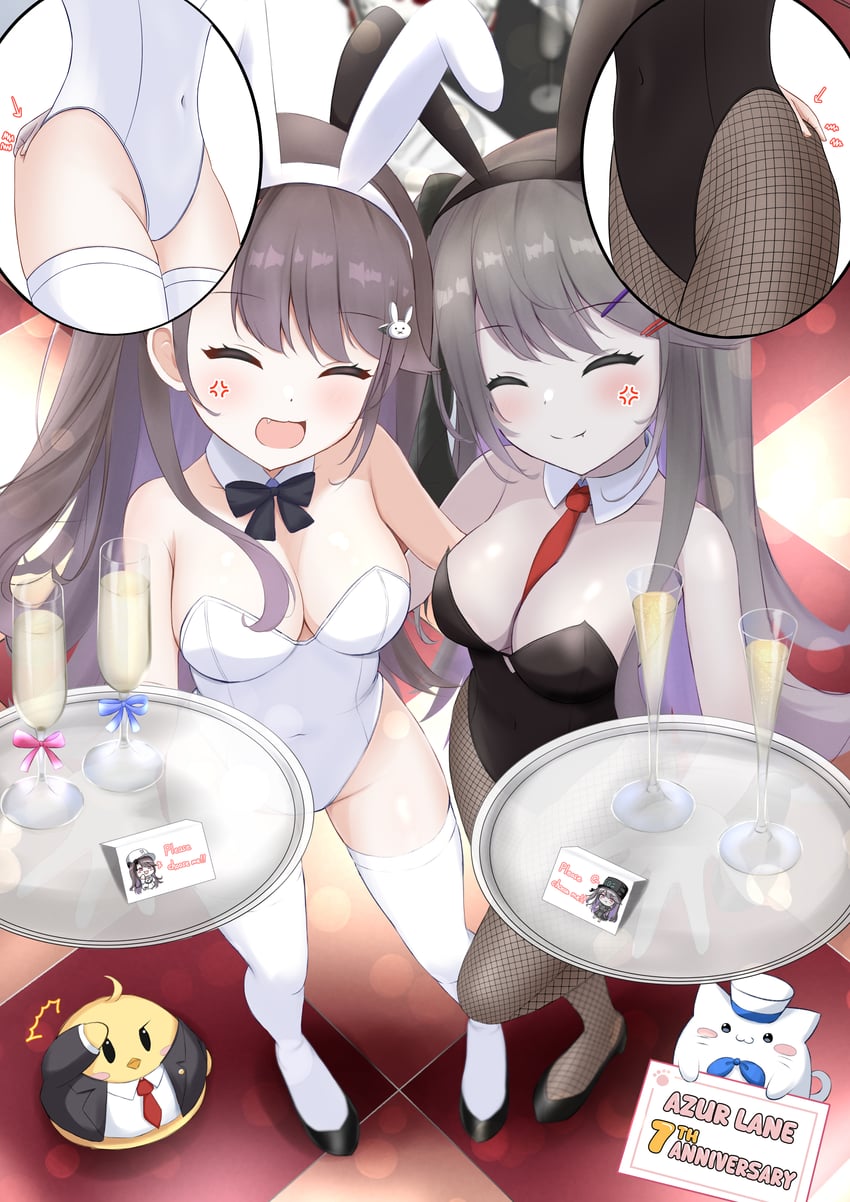 manjuu, pamiat merkuria, and meowfficer (azur lane) drawn by paashe