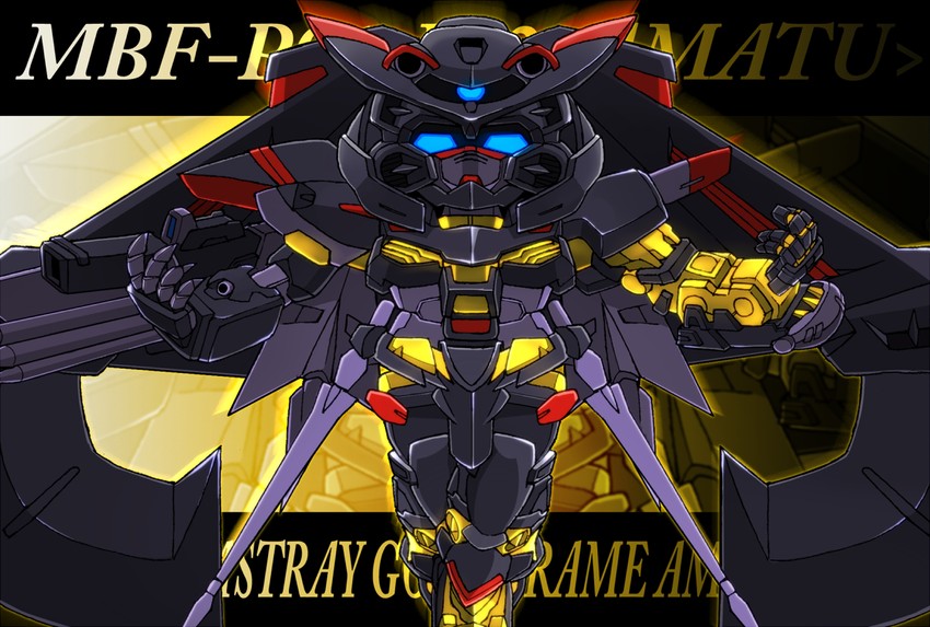 gundam astray gold frame amatsu mina custom (gundam and 3 more) drawn by memento_vivi