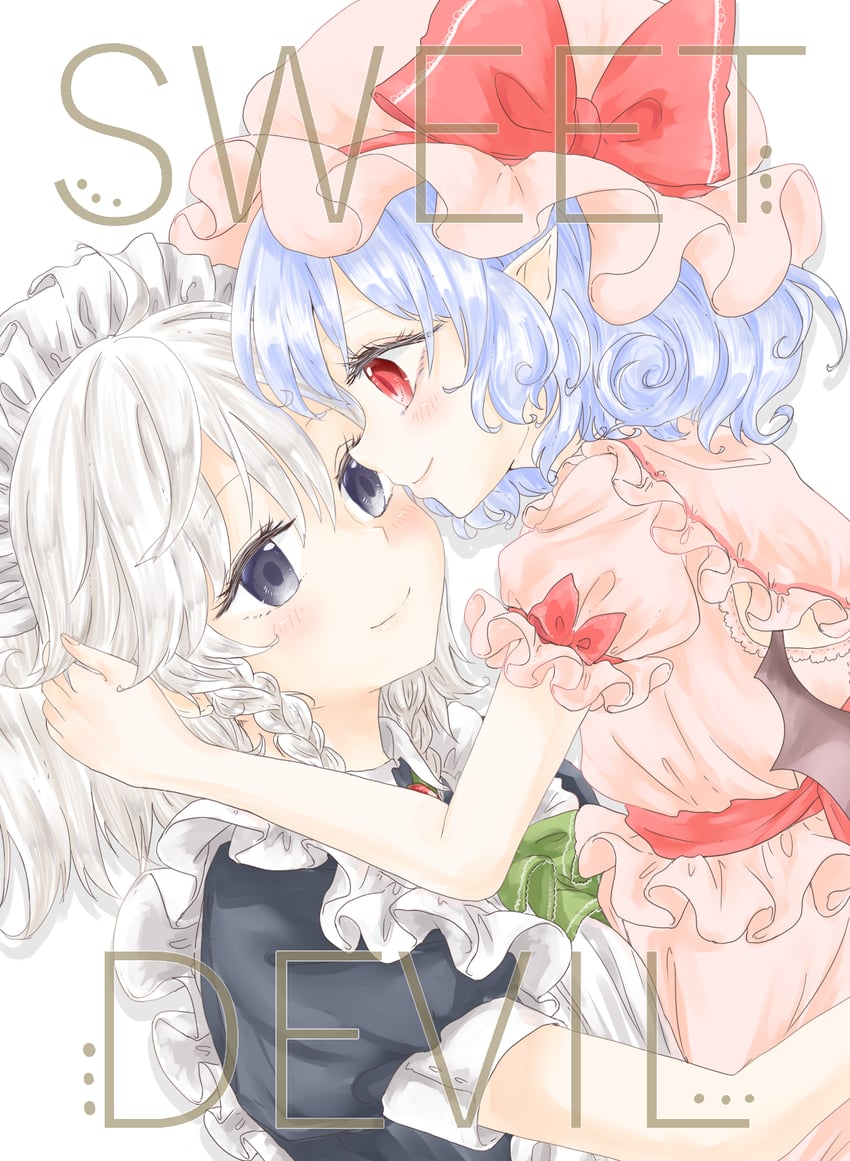 remilia scarlet and izayoi sakuya (touhou) drawn by maru_usagi