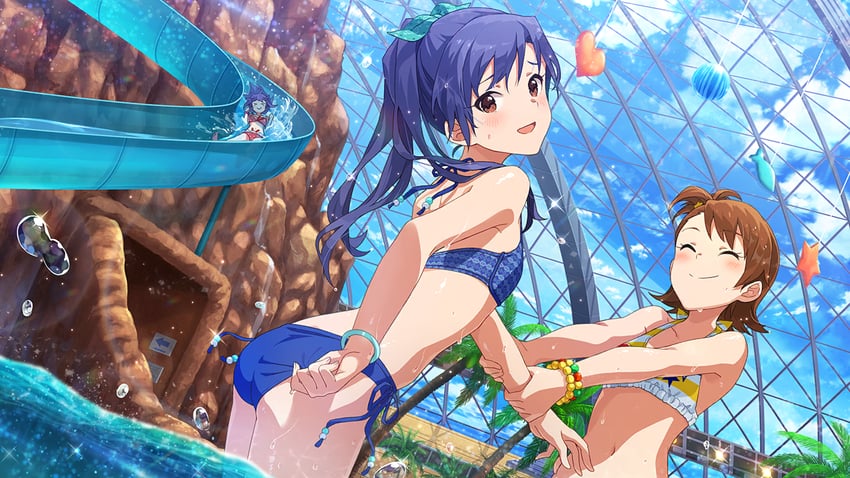 kisaragi chihaya, futami ami, and mochizuki anna (idolmaster and 2 more)