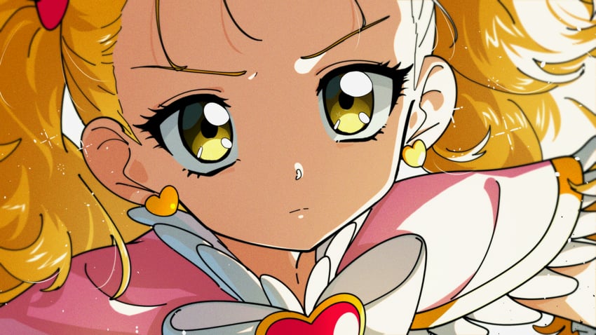 shiny luminous (precure and 2 more) drawn by nzeneee