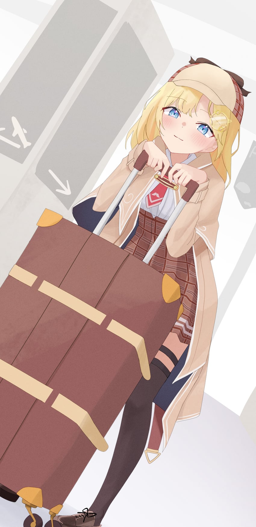 watson amelia (hololive and 1 more) drawn by kurushiro1102