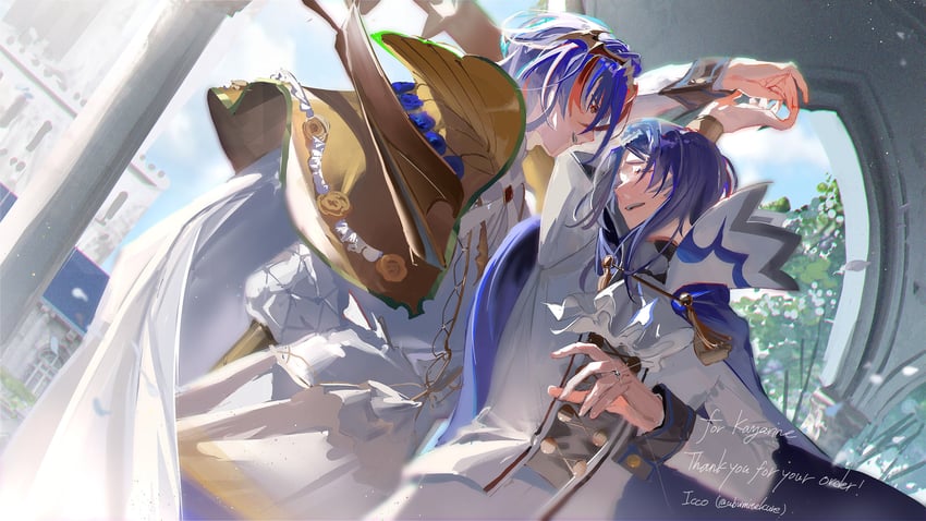male alear and alcryst (fire emblem and 1 more) drawn by ubwmitekure