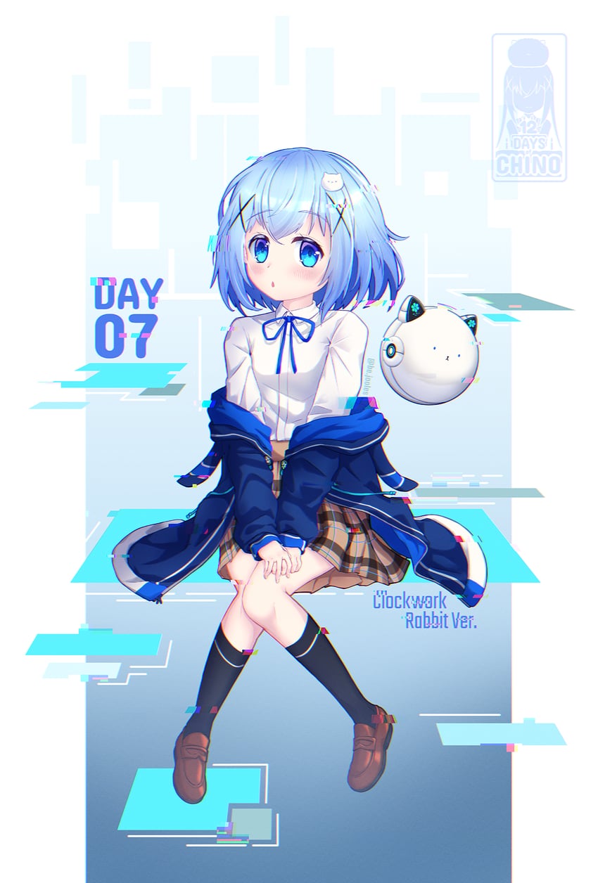 kafuu chino and tippy (gochuumon wa usagi desu ka? and 1 more) drawn by nozo.me