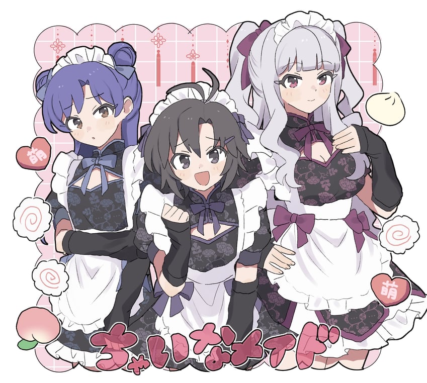 kisaragi chihaya, kikuchi makoto, and shijou takane (idolmaster) drawn by pnt_0202
