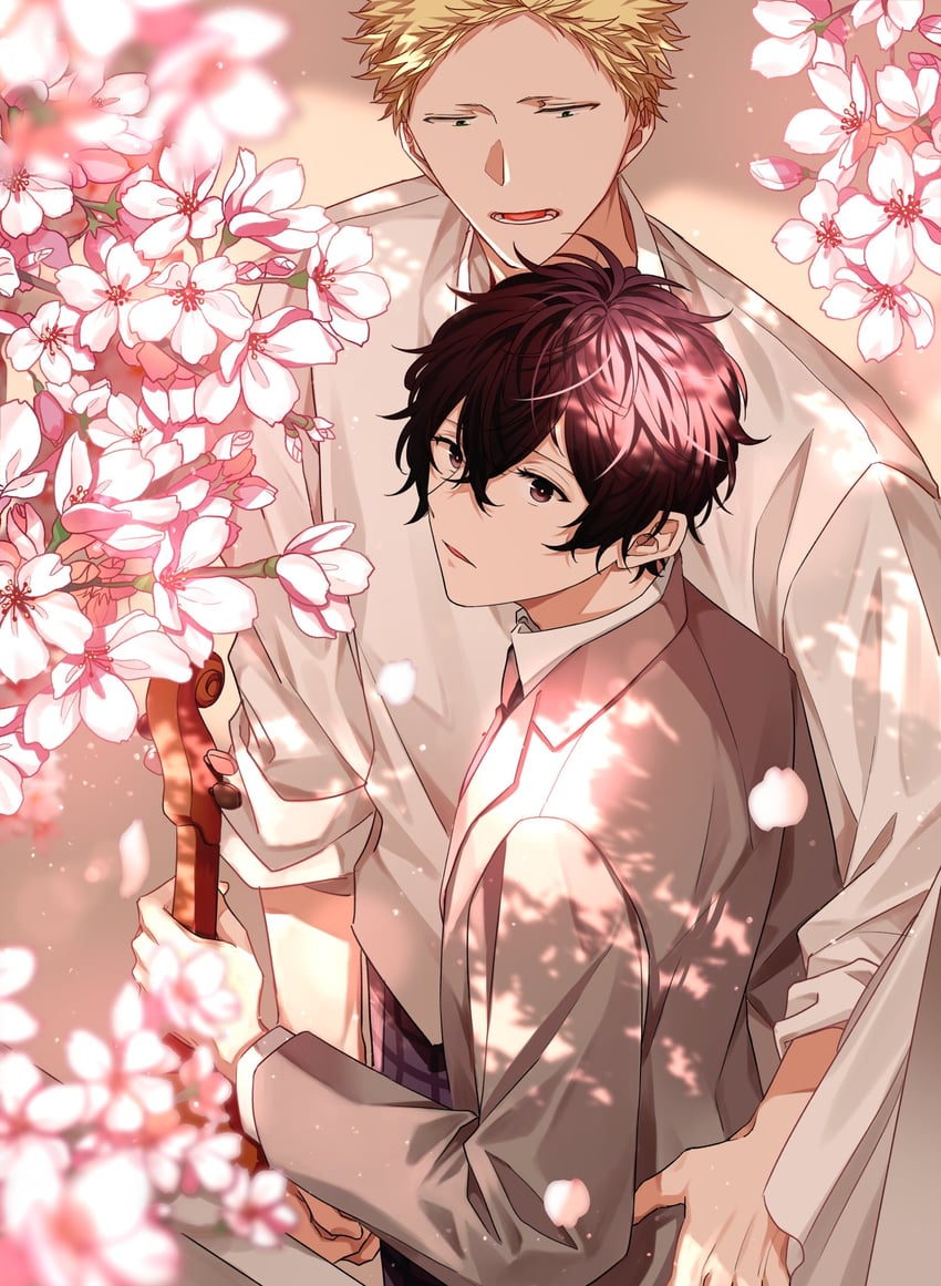 murata ugetsu and kaji akihiko (given) drawn by pinoli_(pinoli66)