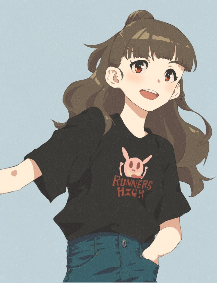 kamiya nao (idolmaster and 1 more) drawn by shiratama_(hockey)