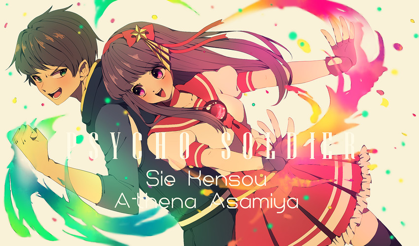 asamiya athena and sie kensou (the king of fighters and 3 more) drawn by siniy