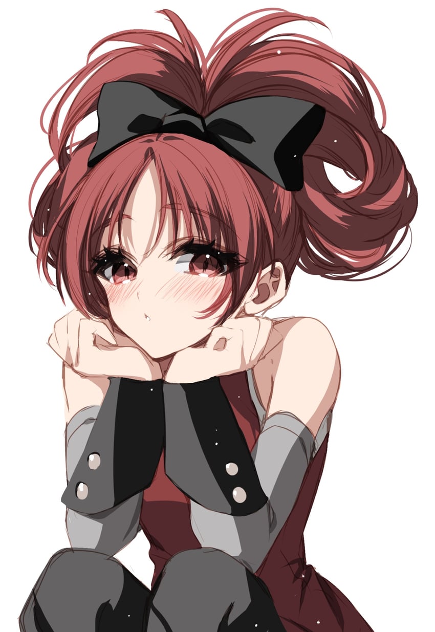 sakura kyoko (mahou shoujo madoka magica) drawn by misteor