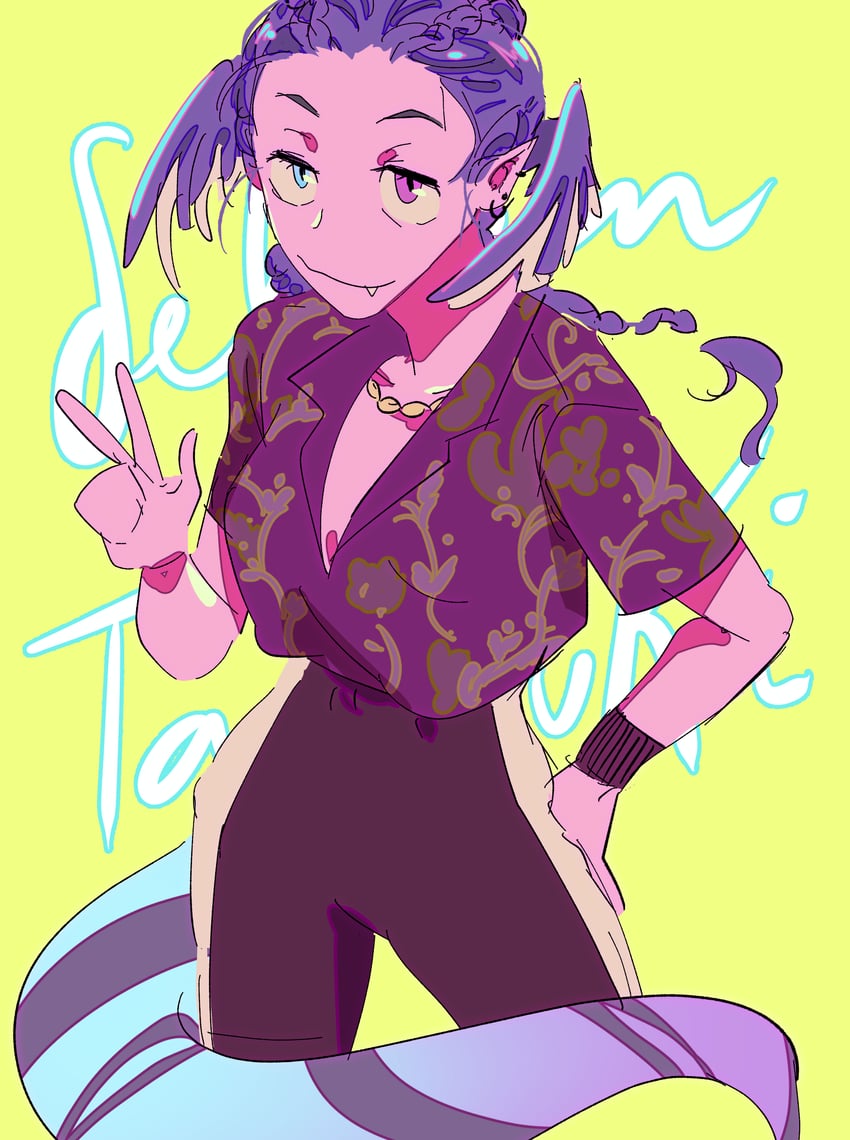 selen tatsuki (nijisanji and 1 more) drawn by crazy_person