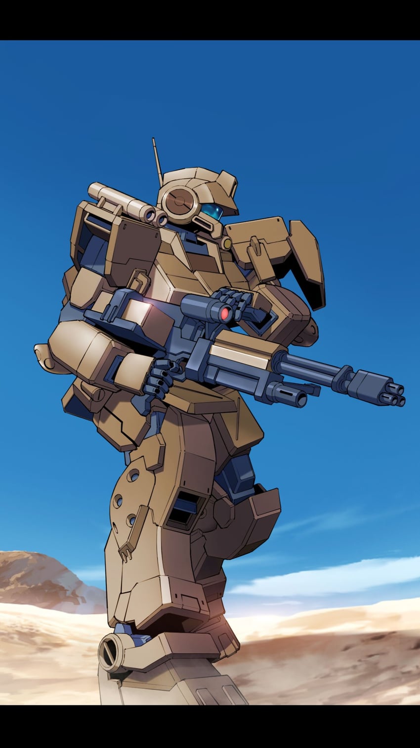 gm and gm spartan (gundam and 1 more) drawn by g.yamamoto