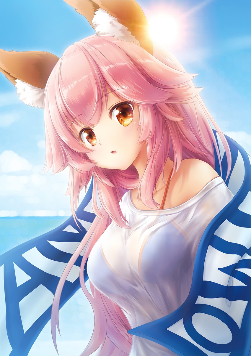 tamamo and tamamo no mae (fate and 1 more) drawn by mugenstudio