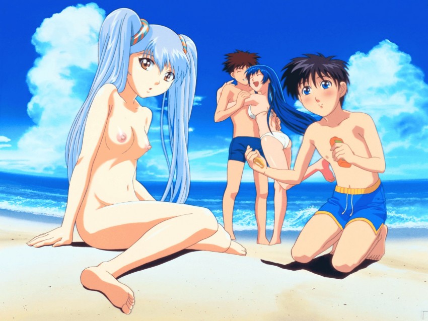hoshino ruri, misumaru yurika, tenkawa akito, and makibi hari (kidou senkan nadesico)