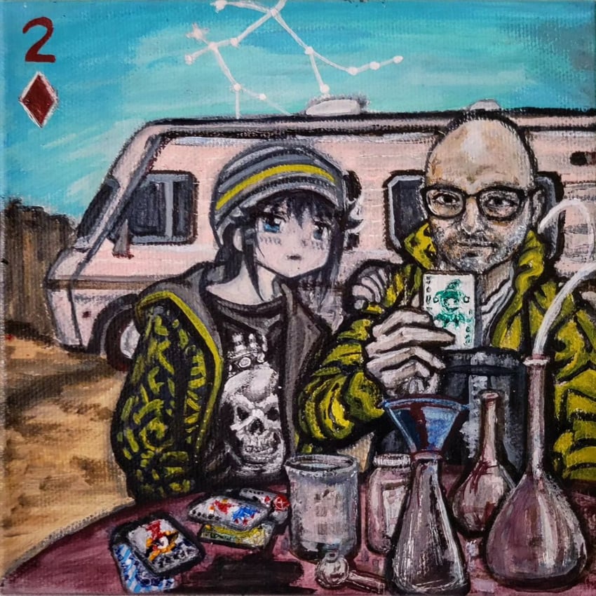 akemi homura and northernlion (mahou shoujo madoka magica and 3 more) drawn by crestposting