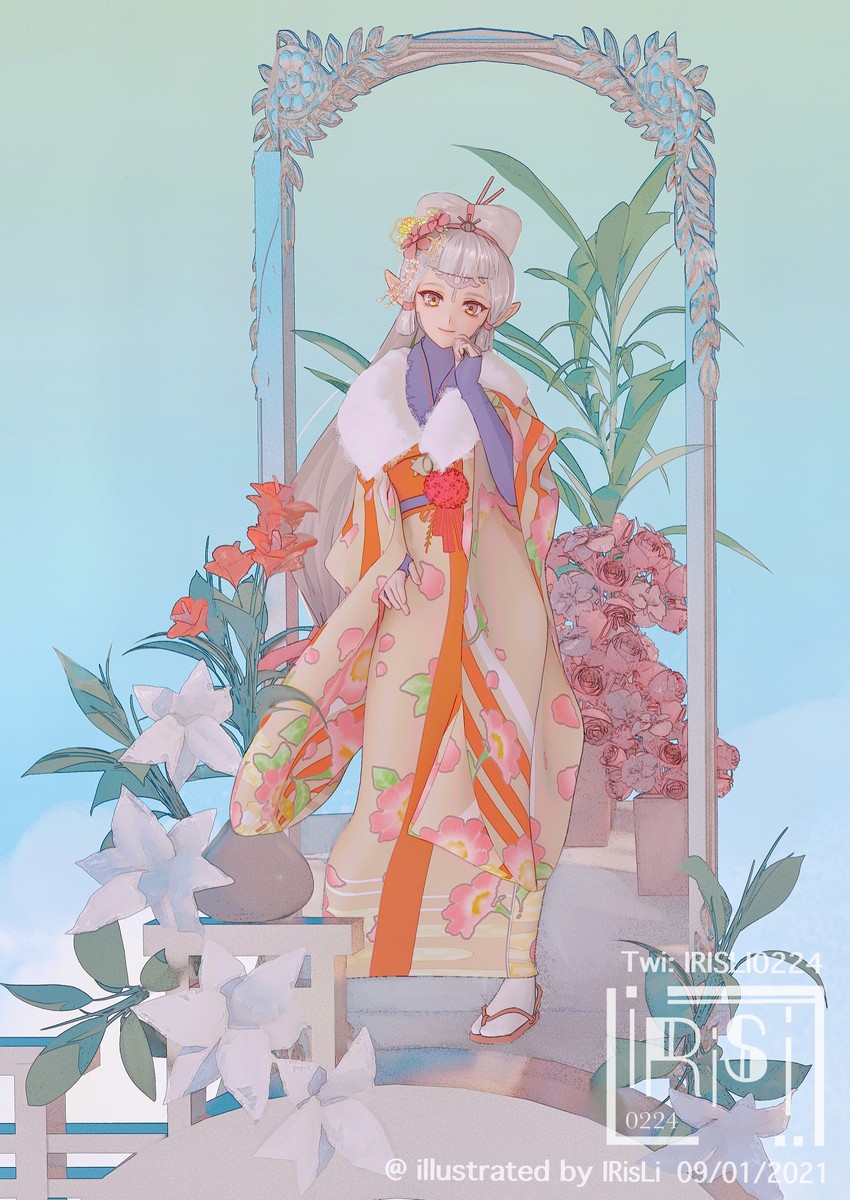 impa (the legend of zelda and 2 more) drawn by irisl