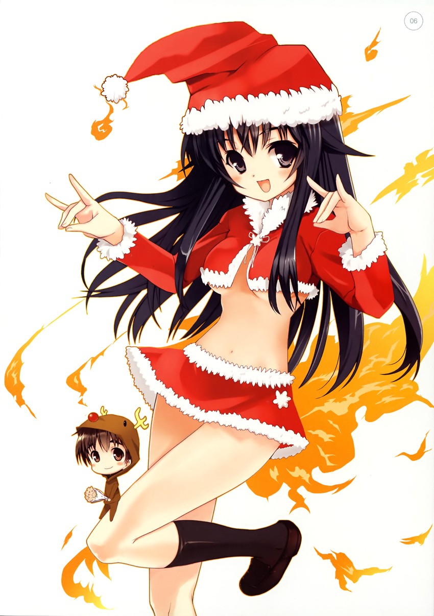 minamoto chizuru and oyamada kouta (kanokon) drawn by koin_(foxmark)