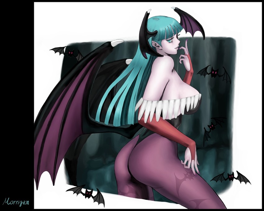morrigan aensland (darkstalkers) drawn by ark_(morita_hitomi)