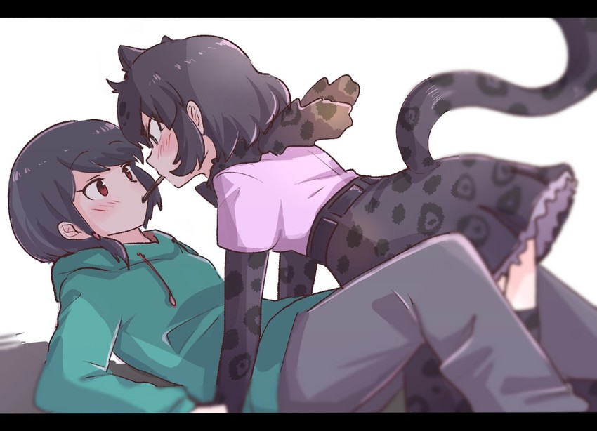 captain and black jaguar (kemono friends and 1 more) drawn by tmtkn1