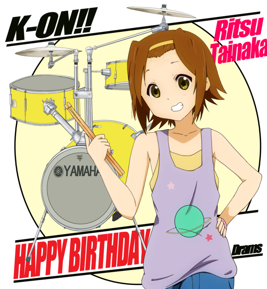 tainaka ritsu (k-on!) drawn by ma-2_(konkon_kitakitsune)