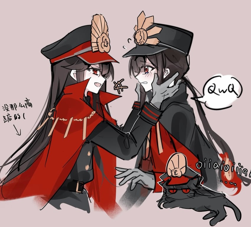 oda nobunaga and oda nobukatsu (fate and 1 more) drawn by xixing_chun