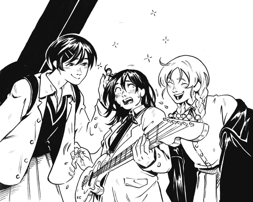 hatono chihiro, kouyama rin, and uchida momo (futsuu no keion-bu) drawn by iceghost