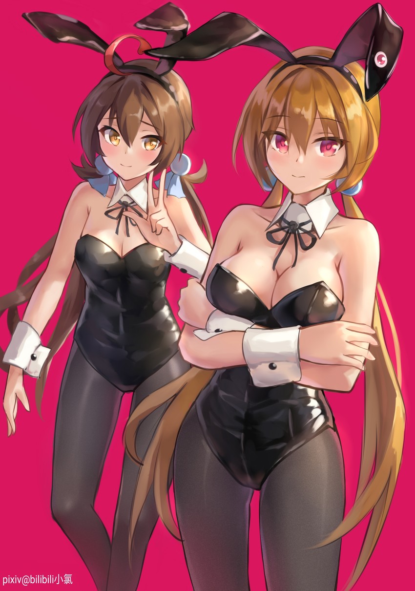 alisa southerncross and shinka musume (keroro gunsou and 1 more) drawn by bilibili_xiaolu