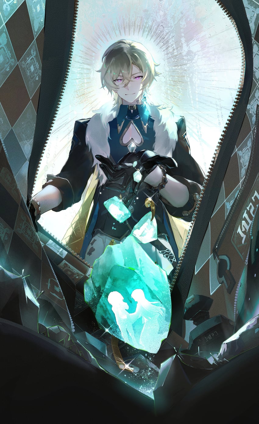 aventurine (honkai and 1 more) drawn by xiniu_kuangben_bawanli