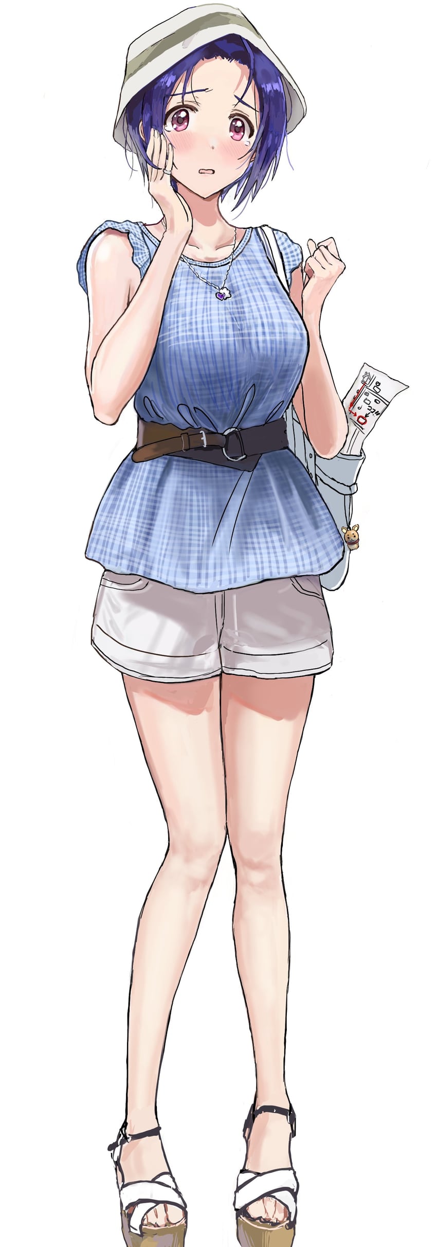 miura azusa (idolmaster and 2 more) drawn by hitodama_(madatohi)