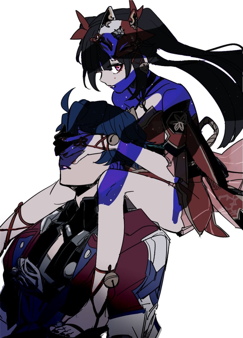 sparkle and sampo koski (honkai and 1 more) drawn by nendo_(n)