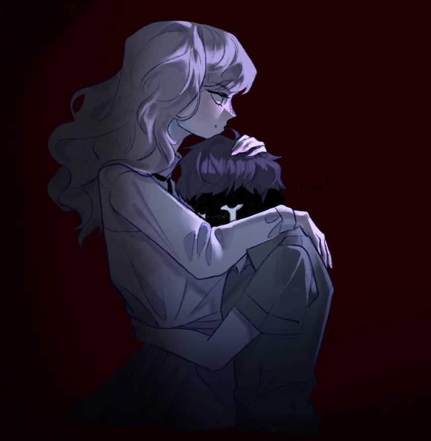 marina and levi (fear & hunger and 1 more) drawn by funger_wb
