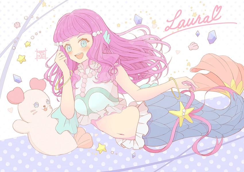 laura la mer and kururun (precure and 1 more) drawn by sakihi