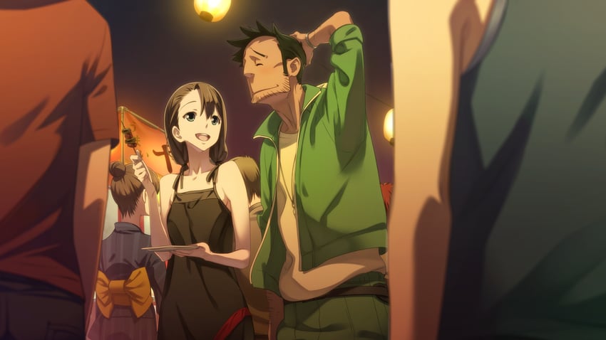 tennouji nae and nagafukada mitsuhiko (robotics;notes) drawn by fukuda_tomonori