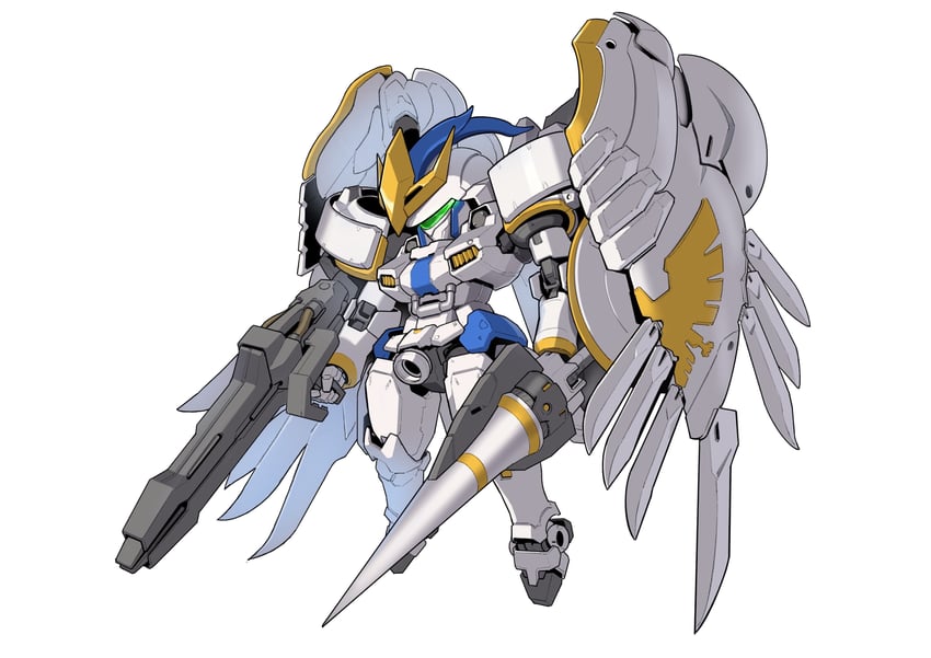 tallgeese iii and tallgeese flugel (gundam and 4 more) drawn by zakuma