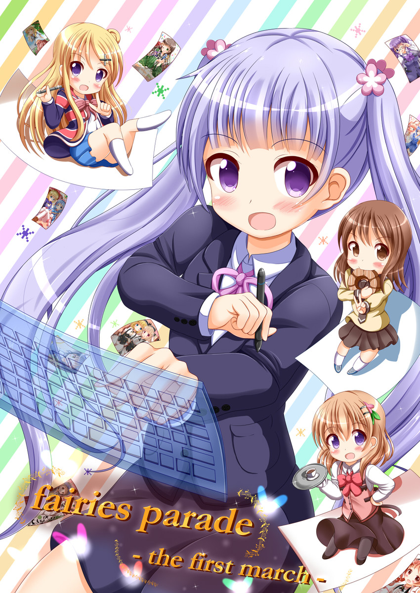 kafuu chino, hoto cocoa, kirima syaro, tedeza rize, ujimatsu chiya, and 8 more (gochuumon wa usagi desu ka? and 5 more) drawn by xenon_(for_achieve)