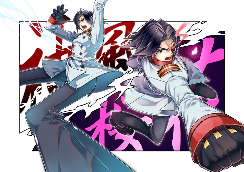 akatsuki (under night in-birth and 2 more) drawn by rai_mugi