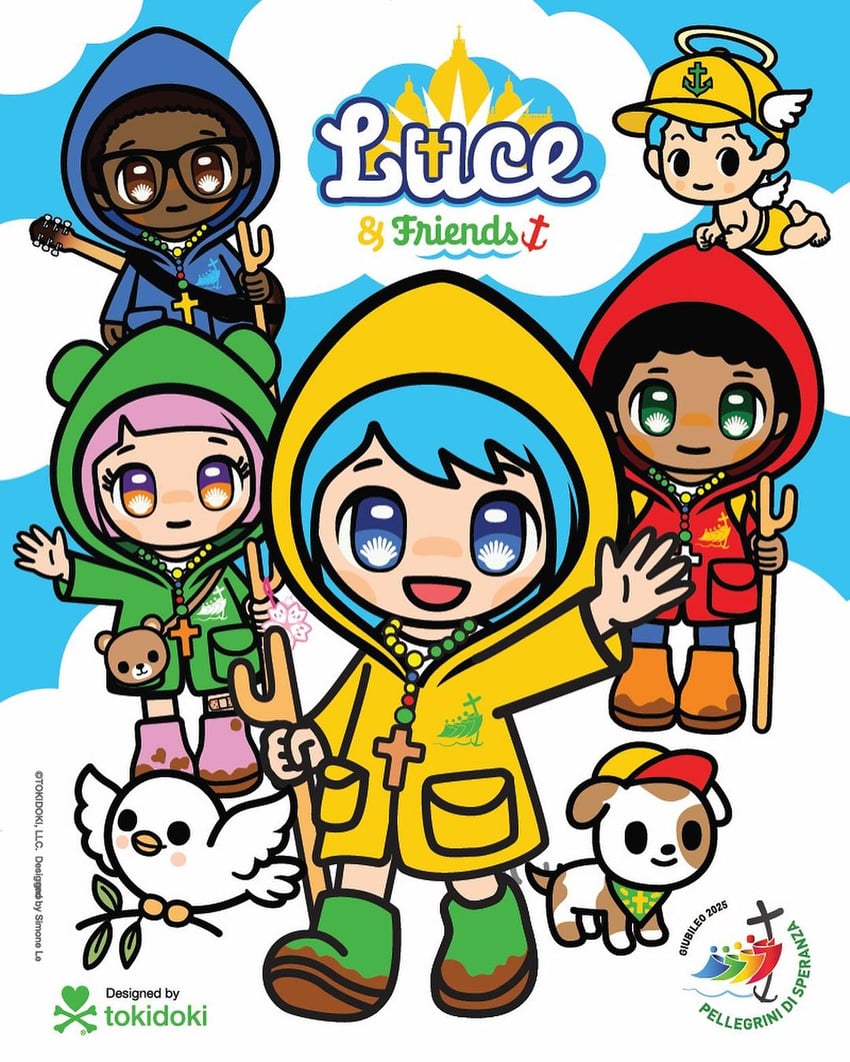 luce, santino, aura, iubi, xin, and 2 more (jubilee 2025) drawn by simone_legno