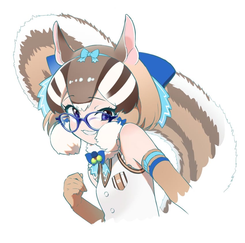 siberian chipmunk (kemono friends and 1 more) drawn by uubira_nu_issha