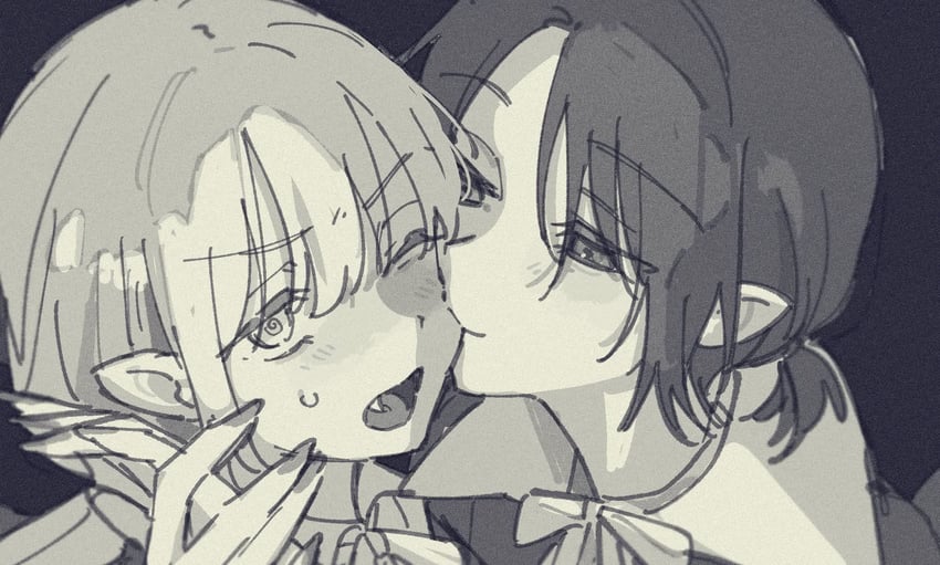 naoi and yoshizawa kurumi (zenbu kowashite jigoku de aishite) drawn by guiltyskullu