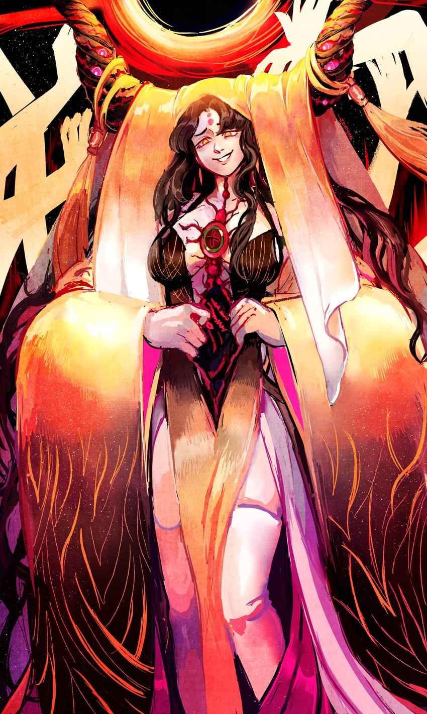 sessyoin kiara (fate and 1 more) drawn by verifying_(artist)