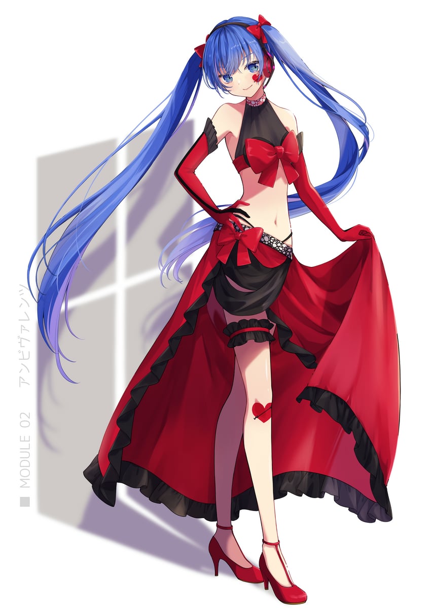 hatsune miku (vocaloid and 3 more) drawn by nagitofuu