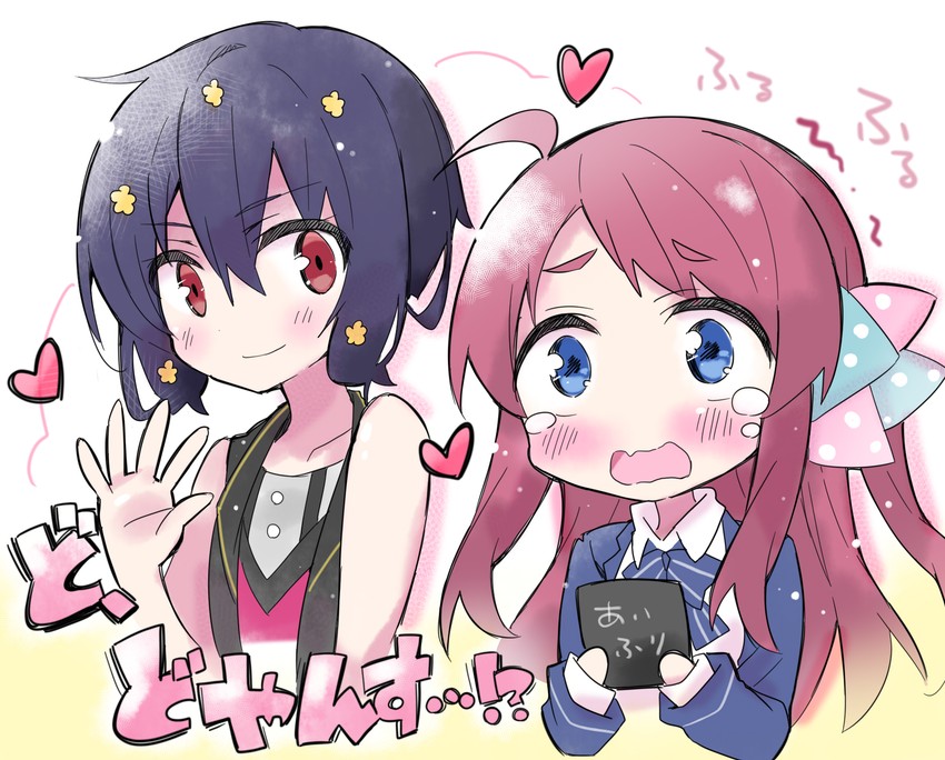minamoto sakura and mizuno ai (zombie land saga) drawn by nabisuko25